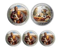 2026 Peace Mission Journey Commemorative Coin - Walk for Peace Tribute Compassion Coin - 2300-Mile Pilgrimage for Mindfulness & Unity, Collectible Gift for Collectors & Supporters (3pcs,a)