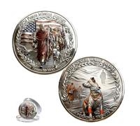 2026 Peace Mission Journey Commemorative Coin - Walk for Peace Tribute Compassion Coin - 2300-Mile Pilgrimage for Mindfulness & Unity, Collectible Gift for Collectors & Supporters (1pc,c)