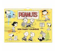 2026 Peanuts A4 Family Planner Organiser Wall Calendar