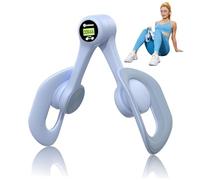 2026 Pelvic Floor & Thigh Trainer for Women - Kegel Exerciser Device with Smart Screen, Postpartum Recovery Equipment, Inner Thigh Trimmer, Portable Home Gym Workout Toner (Blue)