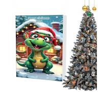 2026 Pentecost Dragon Countdown Calendar Set - 24 Piece 2D Flat Acrylic Chr