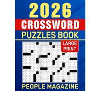 2026 People Magazine Crossword Puzzles Book Large Print: Relaxing brain challenges for relaxing, focused enjoyment