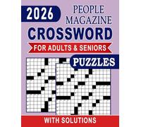 2026 People Magazine Crossword Puzzles For Adults And Seniors: Print-Friendly Wordplay for Peaceful, Focused Mind Exercise