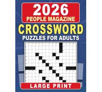2026 People Magazine Large Print Crossword Puzzles For Adults: Readable large print layouts that support calm, focused solving any time