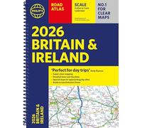 2026 Philip’s Road Atlas Britain & Ireland: (A4 Spiral Bound) (Philip's Road Atlases)