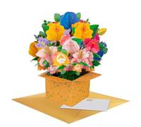 2026 Photo Greeting Card with Elegant Stand for Personal Memories, Warm Congratulations Messages as a Decorative Gift (25 x 25 x 0.5 cm)