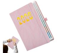 2026 Planner, 2026 Diary A5 Day Per Page | A5 Notebook Waterproof Cover With Tab | Monthly Planner 2026s Calendar Book | For Home School College Office Appointment Academic Planning Women Men Christma