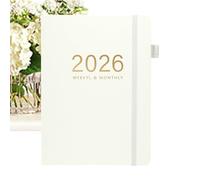 2026 Planner - A5 Time Management Notebook - Monthly Planner Calendar for Study Workplace Business Home Graduation Meeting Travel School College