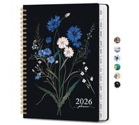 2026 Planner - Aesthetic Weekly and Monthly Planner, Jan 2026 - Dec 2026, Spiral Bound Calendar Planner, Perfect for Office Home School Supplies - A5 (6.3" x 8.5"), Floral Whispers