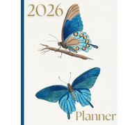 2026 Planner 'Blue Butterflies' Art by Thomas Say