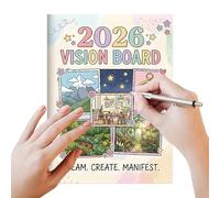 2026 Planner Book | 2026 Goal Achievement Motivational - Adults Goal Board Book Daily Planner,for Scrapbooking Journaling Work Planning Success Visualization Development