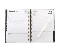 2026 Planner Book - A5 Ring Binder Weekly Planner Notebook, Portable Diary with Sturdy Cover for Home, School, Work, Meetings, Office, Travel, Teaching, Business