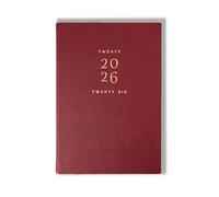 2026 Planner Diary with 320 Pages, Vegan Leather Diary with Daily, Weekly and Monthly Planning, 2026 Planner A5 Week to View, Selfcare, Goals, Dreams, Yearly Notebook, A5 Planning Journal (Burgundy)