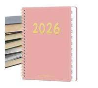 2026 Planner for the Week | 12 Months Spiral Bound Annual Notebook | 2026 Weekly Planner - For School Work Students Women Teachers Family Home College
