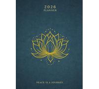 2026 Planner - Lotus Serenity Edition | Peaceful Mindfulness Aesthetic Agenda | Monthly & Weekly Calendar for Women, Teens & Students | Calm Minimal Organizer
