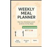 2026 Planner Weekly-Meal-Planner-Book 2026 for Planning Your Success Paperback Start Anytime and Achieve your Goals - Evergreen