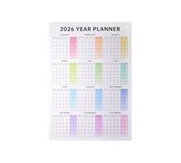 2026 Planning Calendar - Large Wall Calendar, creative & minimalist, Ideal for Home & Office Scheduling, Year-end Summaries and New Year's Resolutions