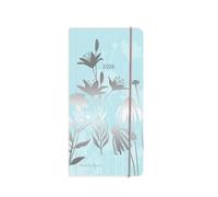 2026 Pocket-Size Diary - Matilda Myres - Weekly Notes Layout - Week on One Page, Notes on Other - Silver Elastic Closure - Blue