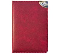 2026 Pocket Week To View Diary Embossed Textured Leathered Designer Fashion Diary (Red)