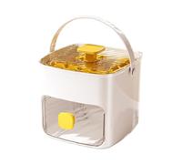 2026 Portable Ice Cube Maker with Compact Design for Freezers Practical Storage Drawer System Ideal for Household as well as Outdoor Activities (D, One Size)