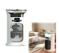 2026 Portable Mini Air Conditioner Quiet Desktop Air Cooler with Fan Blades