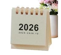 2026 Portable Monthly Desk Calendar, Mini Standing Calendar, Aesthetic Paper Daily Scheduler Planning Organizing for Offices Classroom Dorm Family Home School Teacher