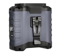 2026 Portable USB Fan with Belt Clip, Five Speed Levels for Personal Cooling on the Go (Grey, B)