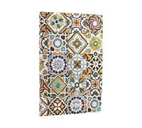 2026 Porto (Portuguese Tiles) Maxi 18-month Vertical Softcover Flexi Dayplanner 2025-2026 (Elastic Band Closure): Kalendarz 18-miesięczny