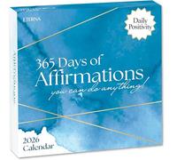 2026 Positive Affirmations Daily Desktop Calendar | 365 Days Of Affirmations To Motivate, Inspire, and Calm. Positive Self Care Daily Ritual To Nourish The Soul. Daily Rip Off Calendar To Encourage
