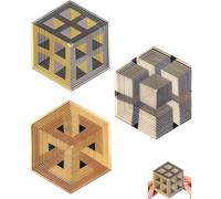 2026 Premium Hexagon Twist Illusion, 3D Printed hexagon Fractal Fidget Sensory Gadget, Irritability and Relaxation, Hypnotic Toy for Stress Relief, Funny Pocket Gifts(3pc)