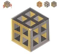 2026 Premium Hexagon Twist Illusion, 3D Printed Hexagonal Fractal Fidget Gadget, The Twist Illusion Sensory Gadget, Stress Relief Pocket Toy, Office Desks As A Stress-Relief Gifts (01#)