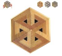 2026 Premium Hexagon Twist Illusion, 3D Printed Hexagonal Fractal Fidget Gadget, The Twist Illusion Sensory Gadget, Stress Relief Pocket Toy, Office Desks As A Stress-Relief Gifts (02#)