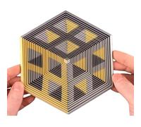 2026 Premium Hexagon Twist Illusion, 3D Printed Hexagonal Fractal Fidget Sensory Gadget, Irritability and Relaxation,Hypnotic Toy for Stress Reliez(Style 2)