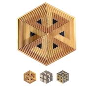 2026 Premium Hexagon Twist Illusion, 3D Printed Hexagonal Fractal Fidget Toy, The Twist Illusion Sensory Gadget, for Office Desks as a Stress-Relief Gifts (#A)