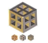 2026 Premium Hexagon Twist Illusion, 3D Printed Hexagonal Fractal Fidget Toy, The Twist Illusion Sensory Gadget, for Office Desks as a Stress-Relief Gifts (#B)