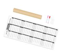 2026 Premium Wall Calendar with Spacious Grids for Note Color Coded Months Thick Paper Not Crease Design School Use Rolling Up Wall Calendar Not Crease