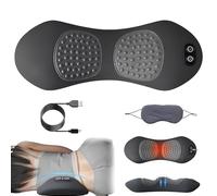 2026 Prevalnt 3-in-1 Back Massager, Upgraded 3-in-1 Back Therapy, with Warming, Pulling & Vibration Functions, Easy Stress Relief, Promotes Relaxation of The Waist, Back, Neck (Dark Gray)