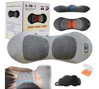 2026 Prevalnt 3 in 1 Back Therapy, New 3 in 1 Back Massager, with Spinal Traction, Therapeutic Heat, and Vibration Massage, Relieve Sciatica and Chronic Back Pain (Gray)