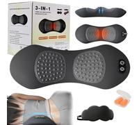 2026 Prevalnt 3 in 1 Back Therapy, New 3 in 1 Back Massager, with Spinal Traction, Therapeutic Heat, and Vibration Massage, Relieve Sciatica and Chronic Back Pain (Wireless Black)
