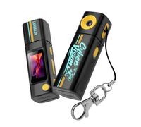 2026 Professional Compact Thumb Camera for Handheld 4K Video Recording with Wide Angle Lens One-Handed Operation (Black, 10 x 6 x 3 cm)