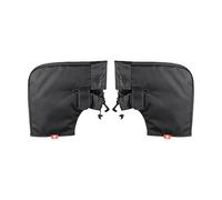 2026 Professional Thermal Winter Bicycle Handlebar Grips for Road Cyclists, Windproof, Comfortable, Cold Protection when Cycling in the Cold Season, 2 Pieces (Black, 33.5 cm)