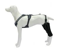 2026 Protective Equipment for Pets, Dog Legs, Double Protective Equipment, Additional Leg Cuff, Adjustable Metal Support After Surgery of the Thigh Protection Cuff (B, L (25 in 63 cm)