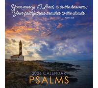 2026 Psalms/Bible Quotes 12" x 12" Square Hanging Wall Calendar with Stunning Photgraphy - No Plastic, Environmentally Friendly. Daily, Weekly, Monthly 12 Month Planner