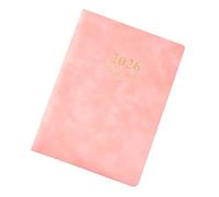 2026 PU Weekly Planner with Dated Pages Refillable 6 Rings Leather Binder Academic Journal Notebook for Daily Planning Professional Meeting Notebook