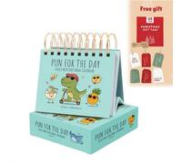 2026 Punny Motivational Desk Calendar, Daily Tear-off Pun Of The Day Jokes & Inspirational Quotes, Flip Table Calendar for Home Office, Funny Desktop Decor Gift, 2026 Jan 1-dec 31 (Blue)