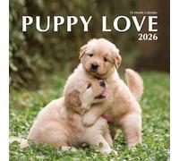2026 Puppy Love Hangable Wall Calendar - 12" Full Page Months Dog Cute Funny Puppy Dogs Photography - Organizing & Planning (2026 Puppy Love)