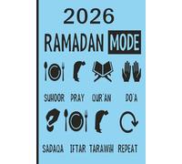 2026 Ramadan Planner: A Daily Fasting, Prayer & Reflection Journal to Track Habits and Spiritual Growth During Ramadan 2026, 6 x 9 in., 100 pages, ... Daily Schedule and Notes Sections inc.