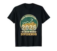 2026 Resolution: Stack More Dividends - Investor Tea T-Shirt