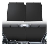 2026 Retractable Car Windshield Sun Shade Automatic Sunshade, Protect Interior from Sun Rays & Heat for Daily Parking & Road Trips, Universal for Cars Suvs Trucks (Not for High Curve & Dashboard)