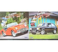 2026 Retro Classic Cars Square Wall Calendar 16 Months Vintage Old 60s 70's 80's Sports Performance Racing Race Fast Home Kitchen Christmas Birthday New Year (Retro Cars)